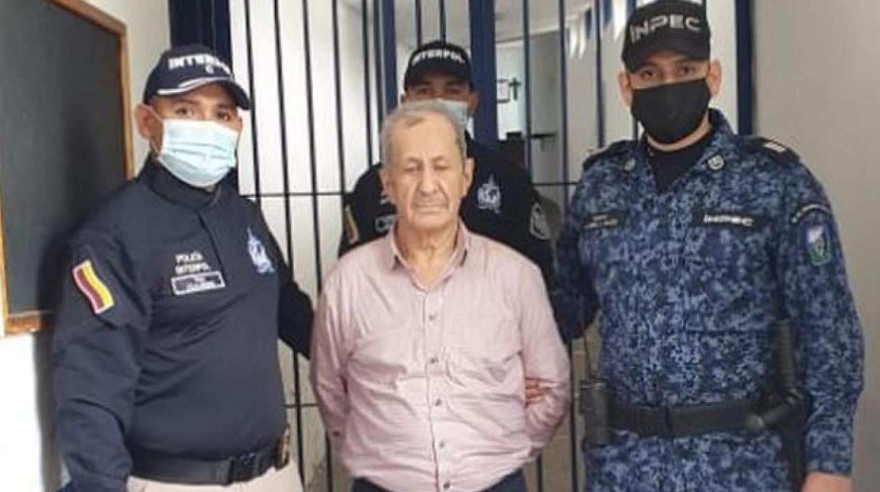 Exjefe paramilitar Hernán Giraldo.