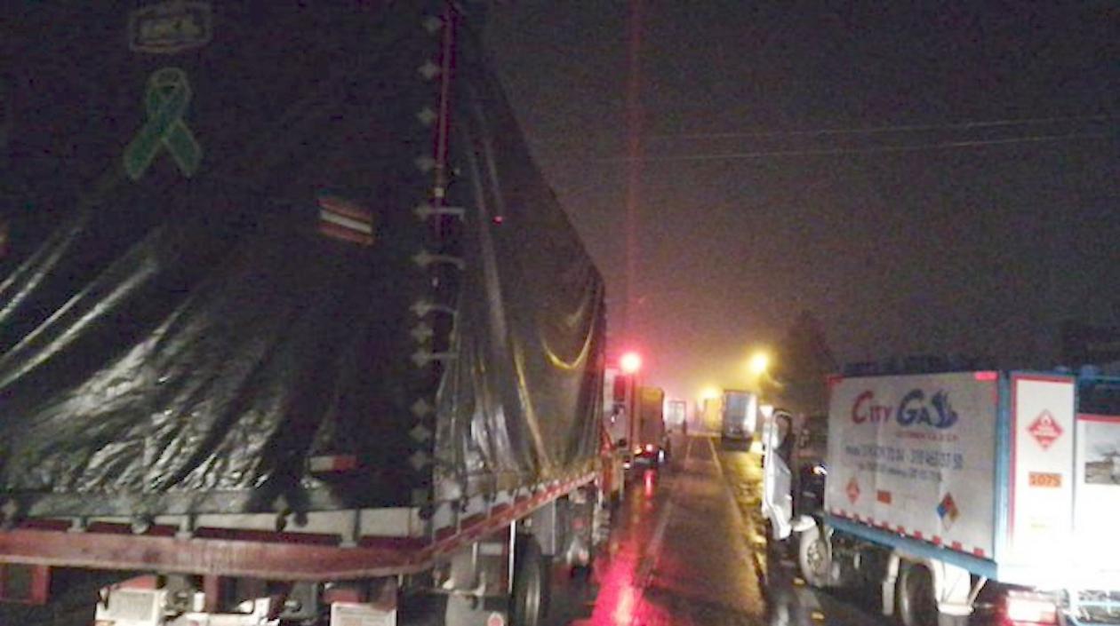 En muchas carreteras no permiten el paso del oxígeno.