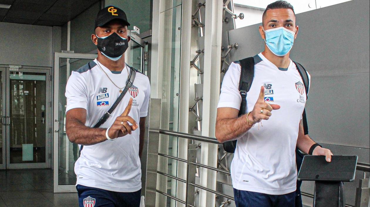 Miguel Ángel Borja y Eder Chaux. 