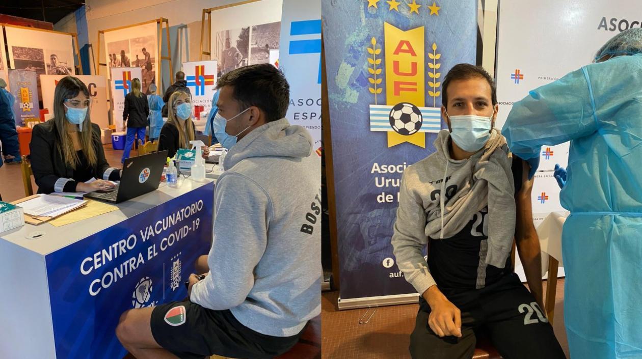 Proceso de vacunación en Uruguay. 