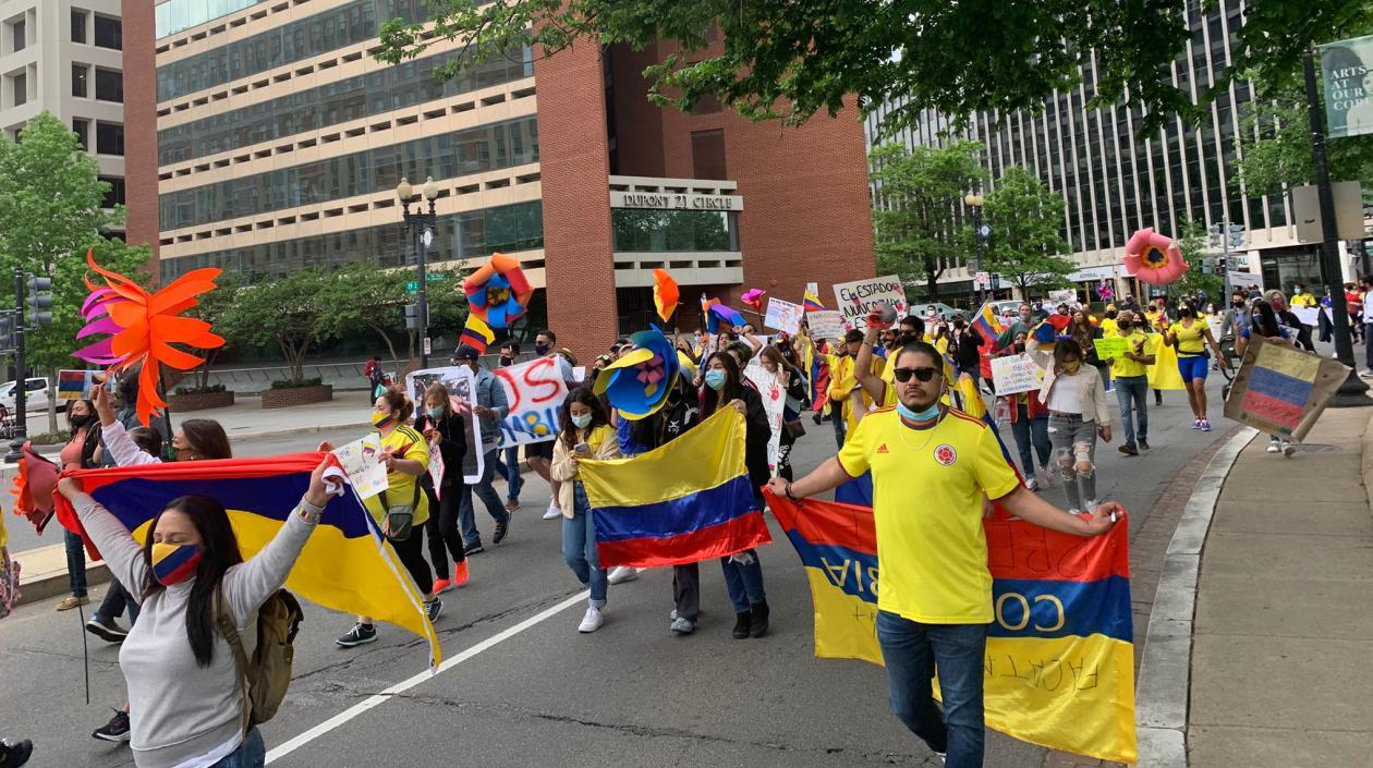 Imagen de la marcha.