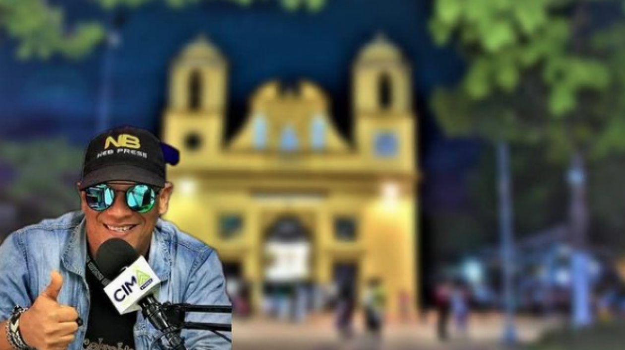 El locutor y periodista baranoero Luis Gómez.