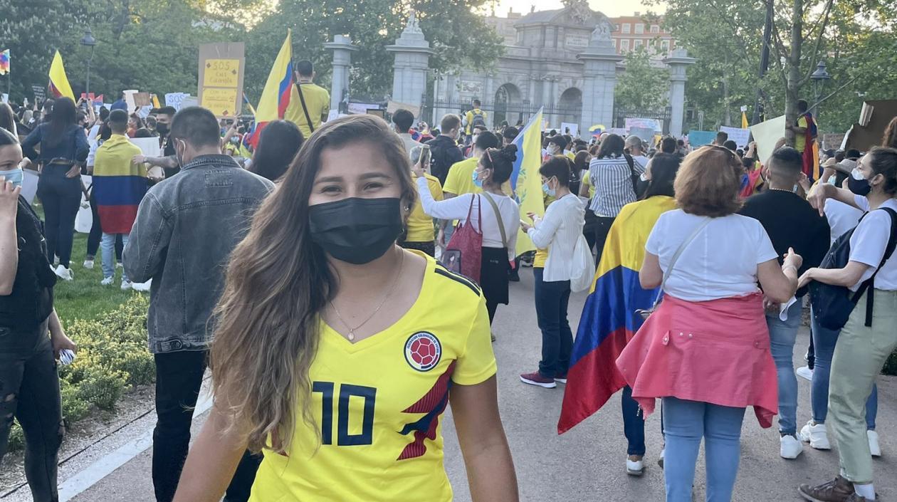 Leicy Santos, jugadora colombiana. 