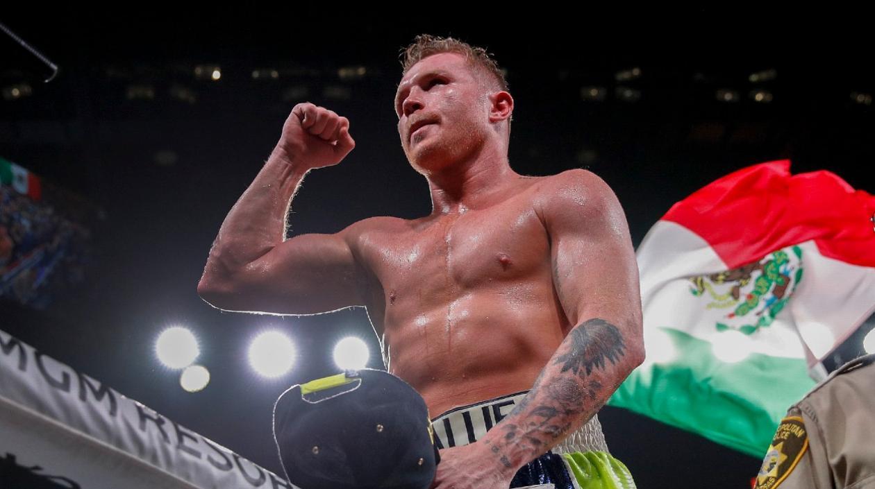 Saúl 'Canelo' Álvarez, boxeador mexicano. 