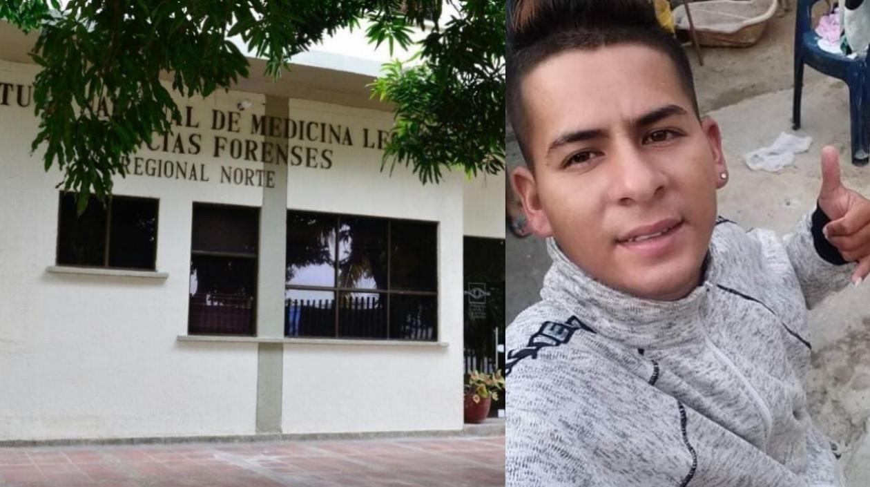 El cuerpo de Yeison David Castellanos Flórez fue llevado a Medicina Legal, en Barranquilla. 
