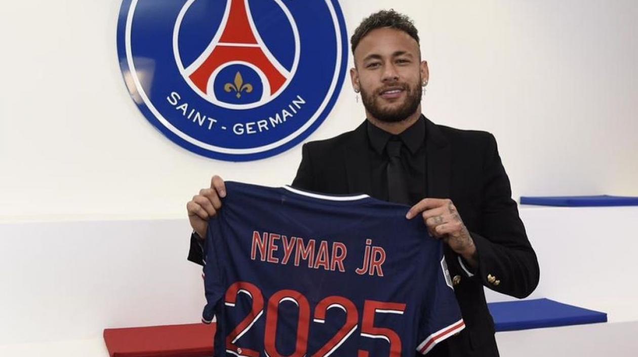 Neymar, delantero brasileño. 