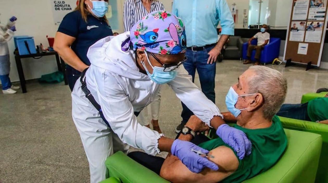 Jornada de vacunación en Barranquilla.