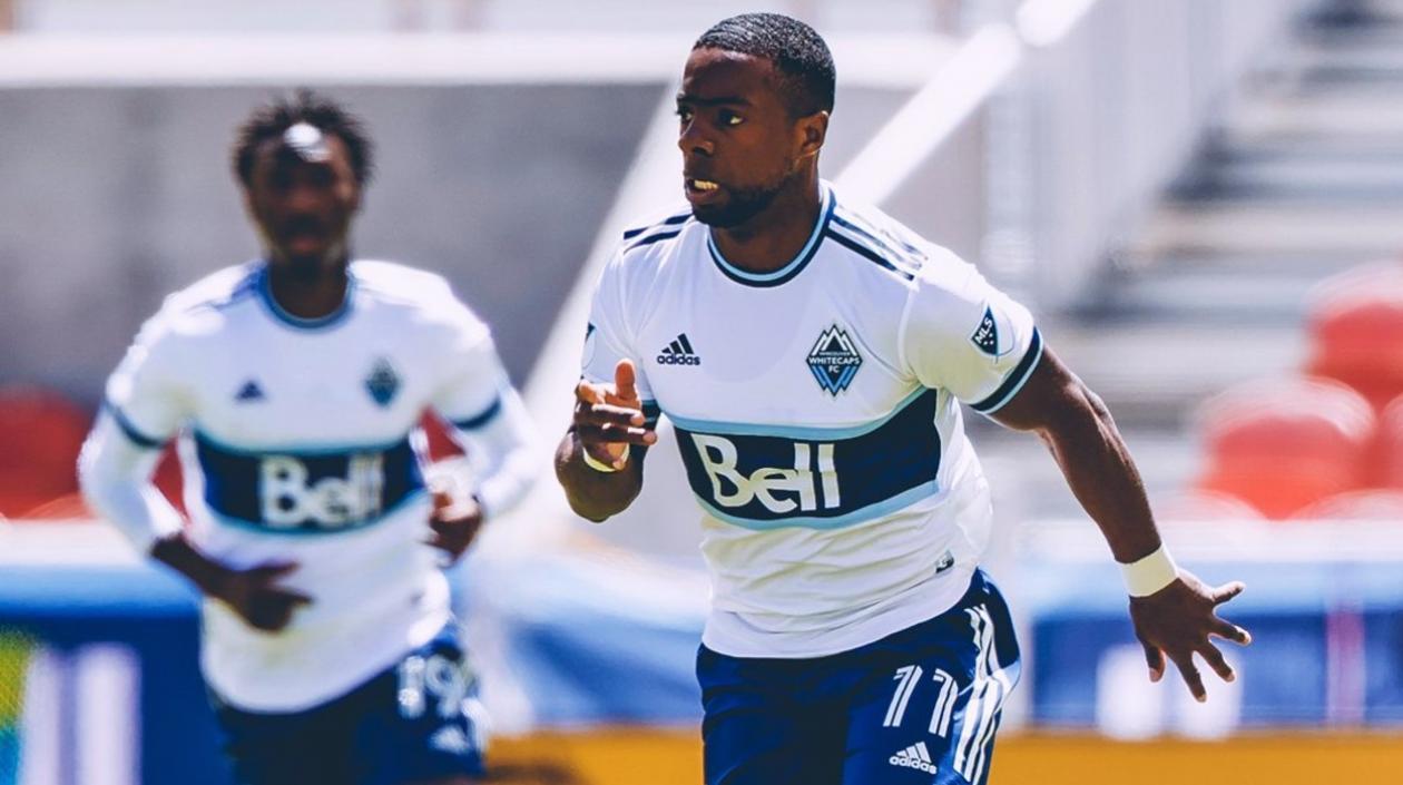 Christian Dájome, delantero colombiano. 