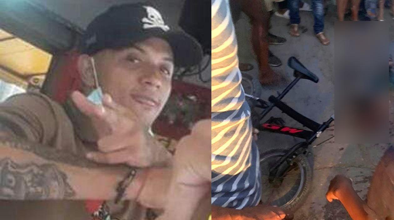 La víctima del acto sicarial en el barrio Las Flores.