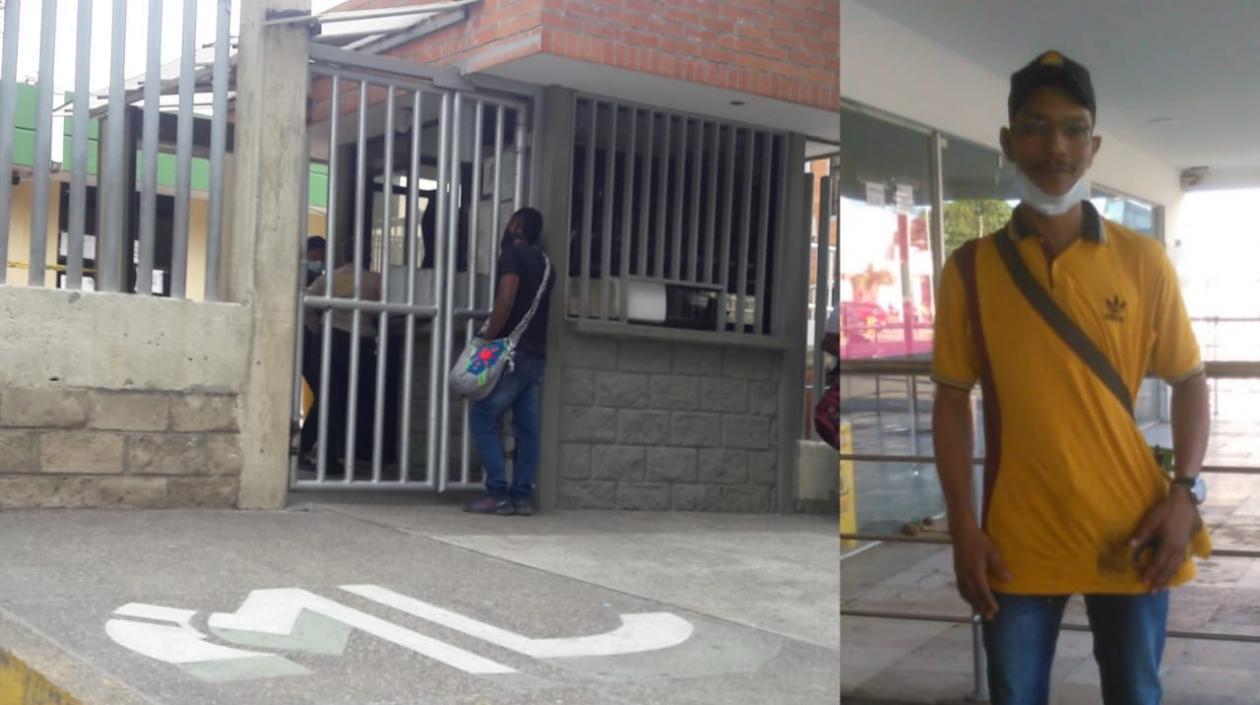 El cuerpo de John Jairo Serpa Niebles fue llevado a Medicina Legal. 