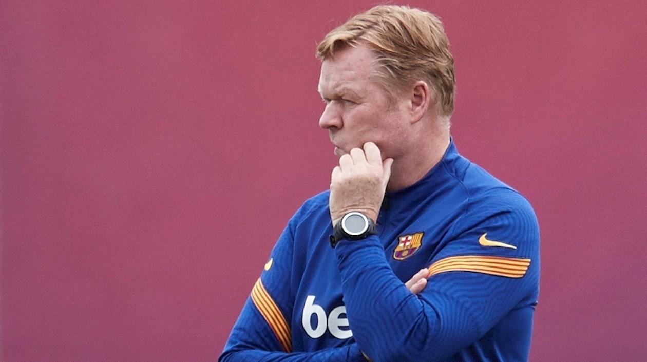 El entrenador del Barcelona, Ronald Koeman.