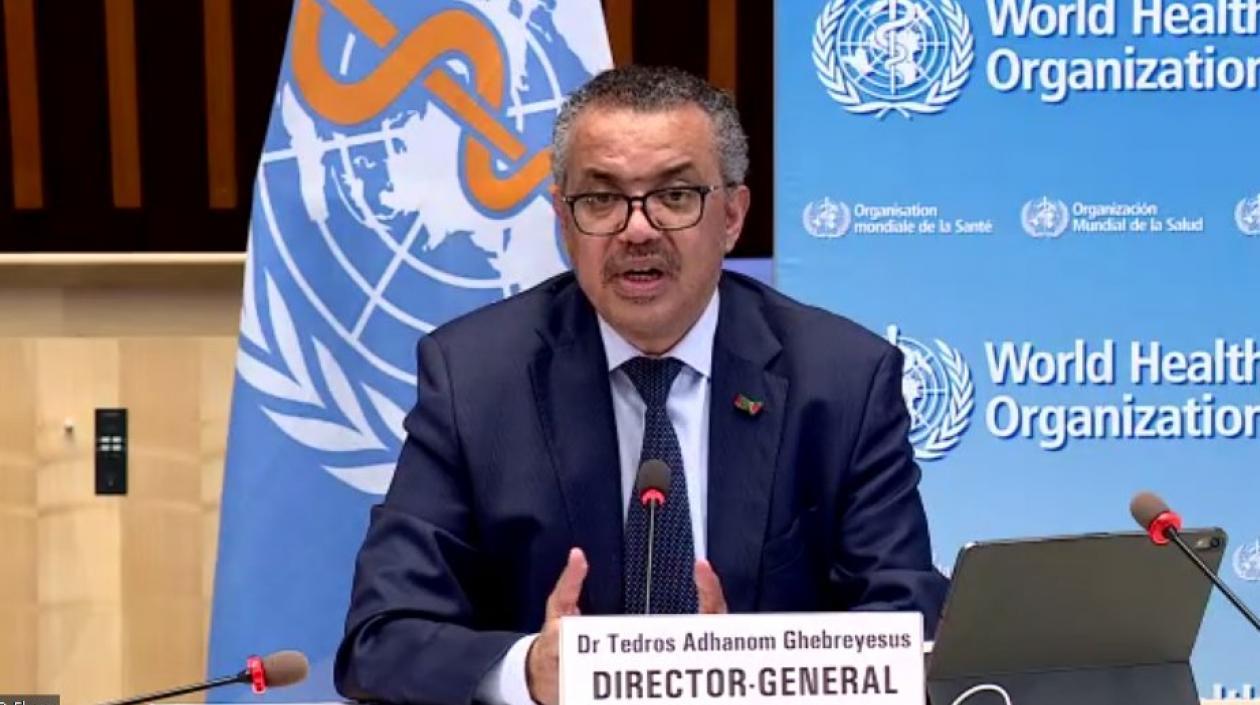  Tedros Adhanom, director de la OMS.