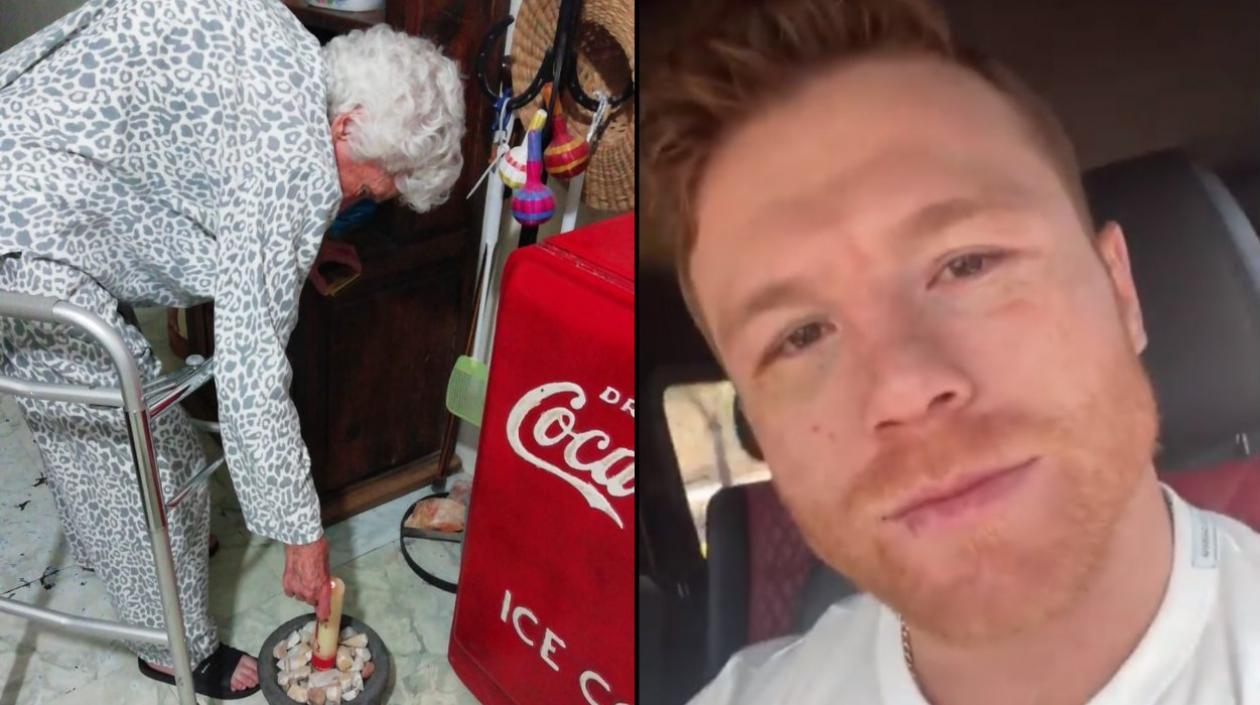 Teresita y Saúl 'Canelo Álvarez'. 