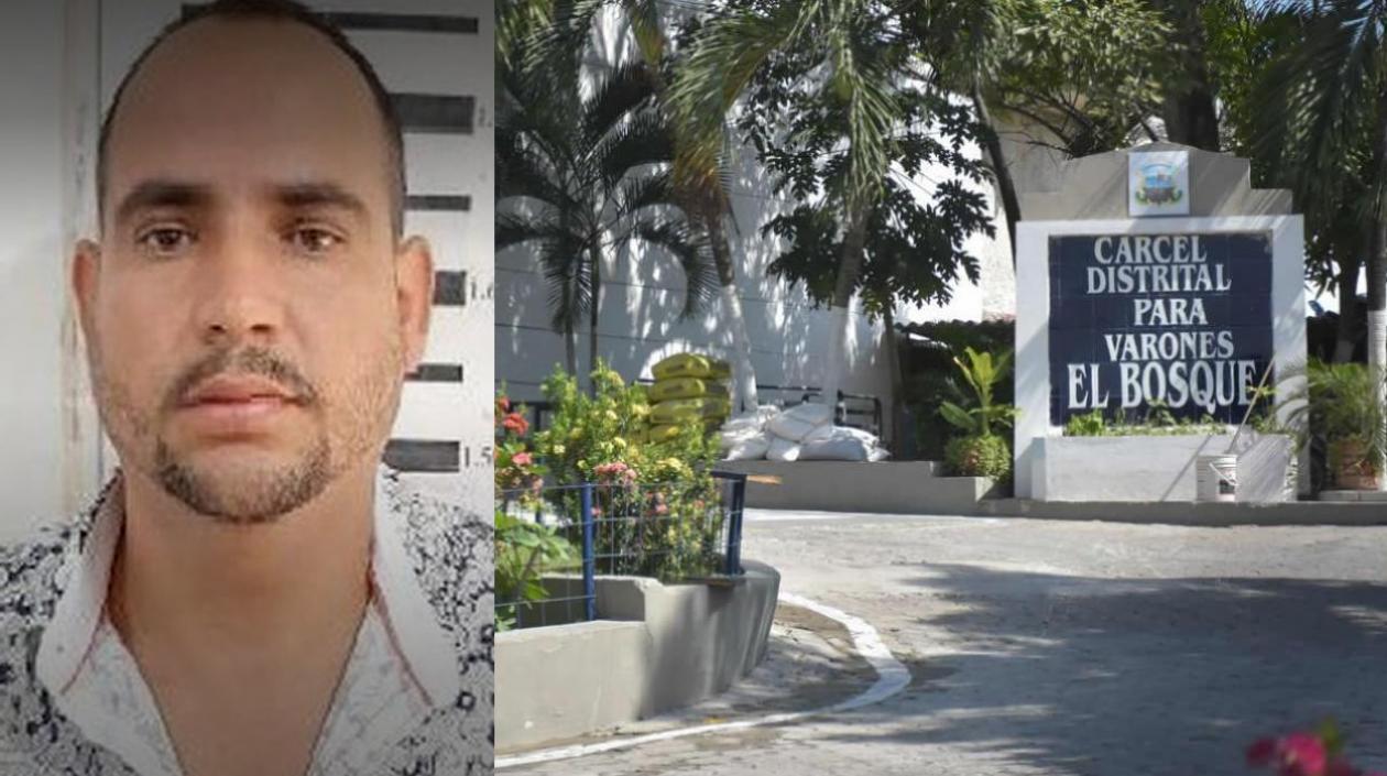 Juan Pablo Gómez Múnera estaba en esta zona de la cárcel cuando le dispararon. 