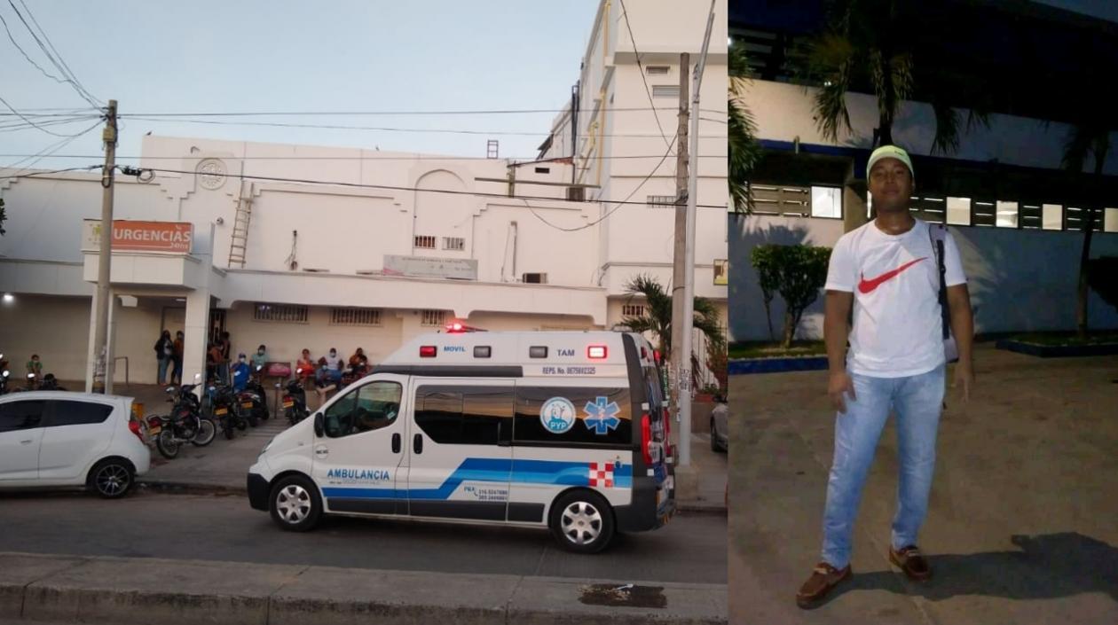Bryan Esteven Asprilla Muñoz fue llevado a la Clínica San Ignacio. 
