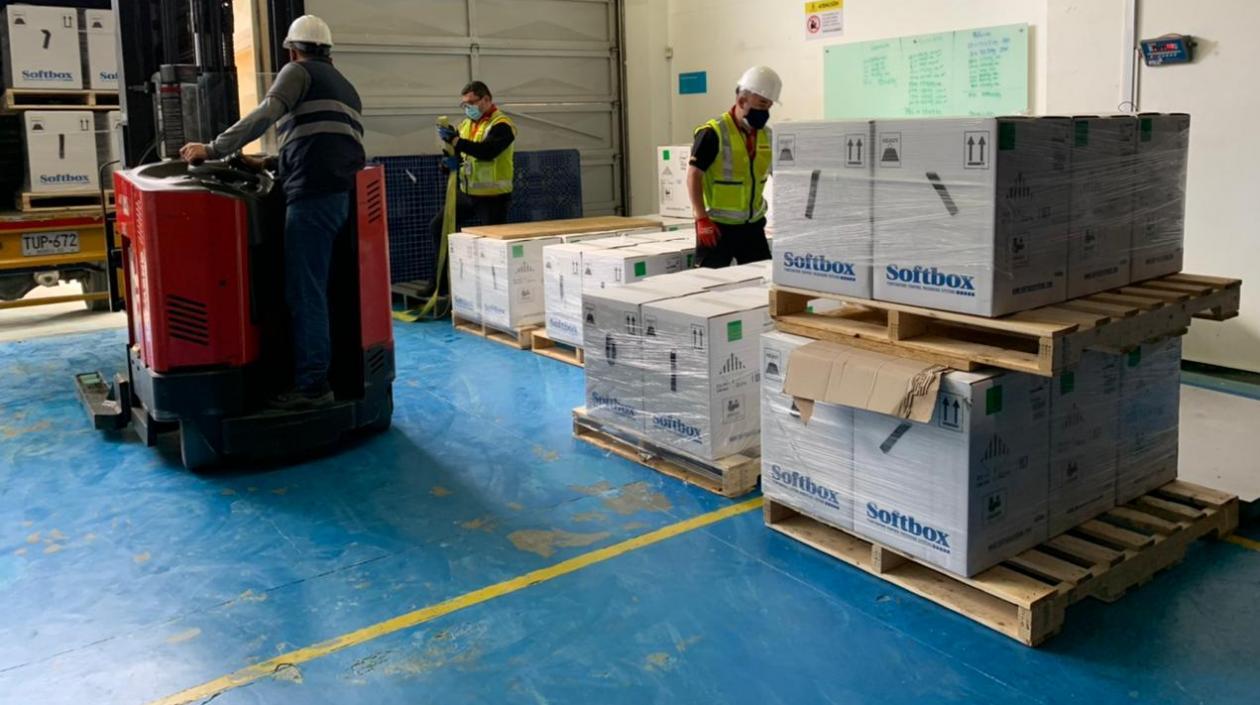 Las dosis que llegaron.