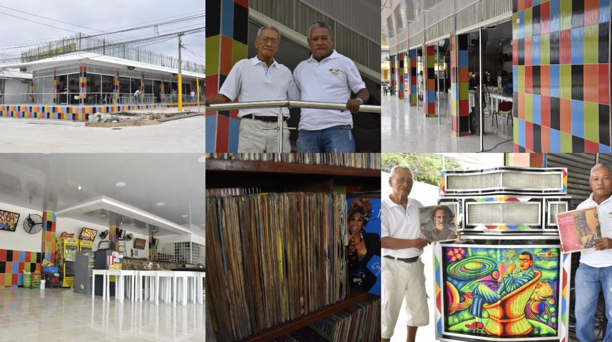 Imágenes del estadero y del 'Negro Argel' con su papá.