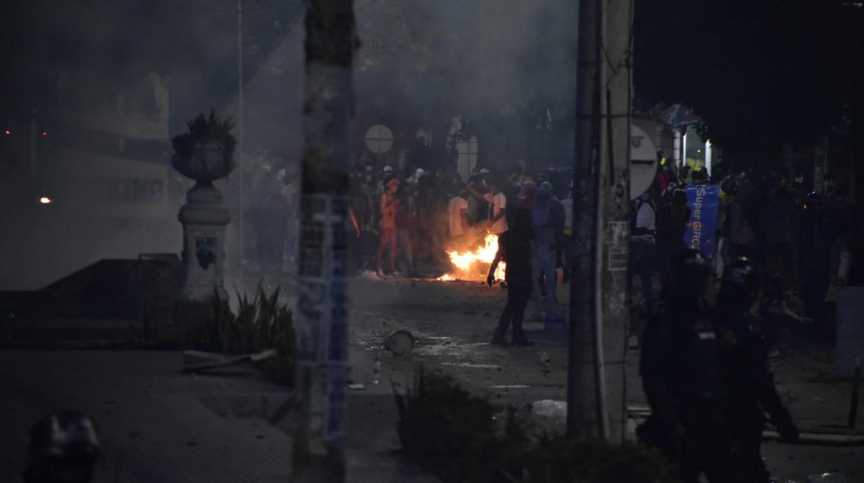 Imagen del enfrentamiento.