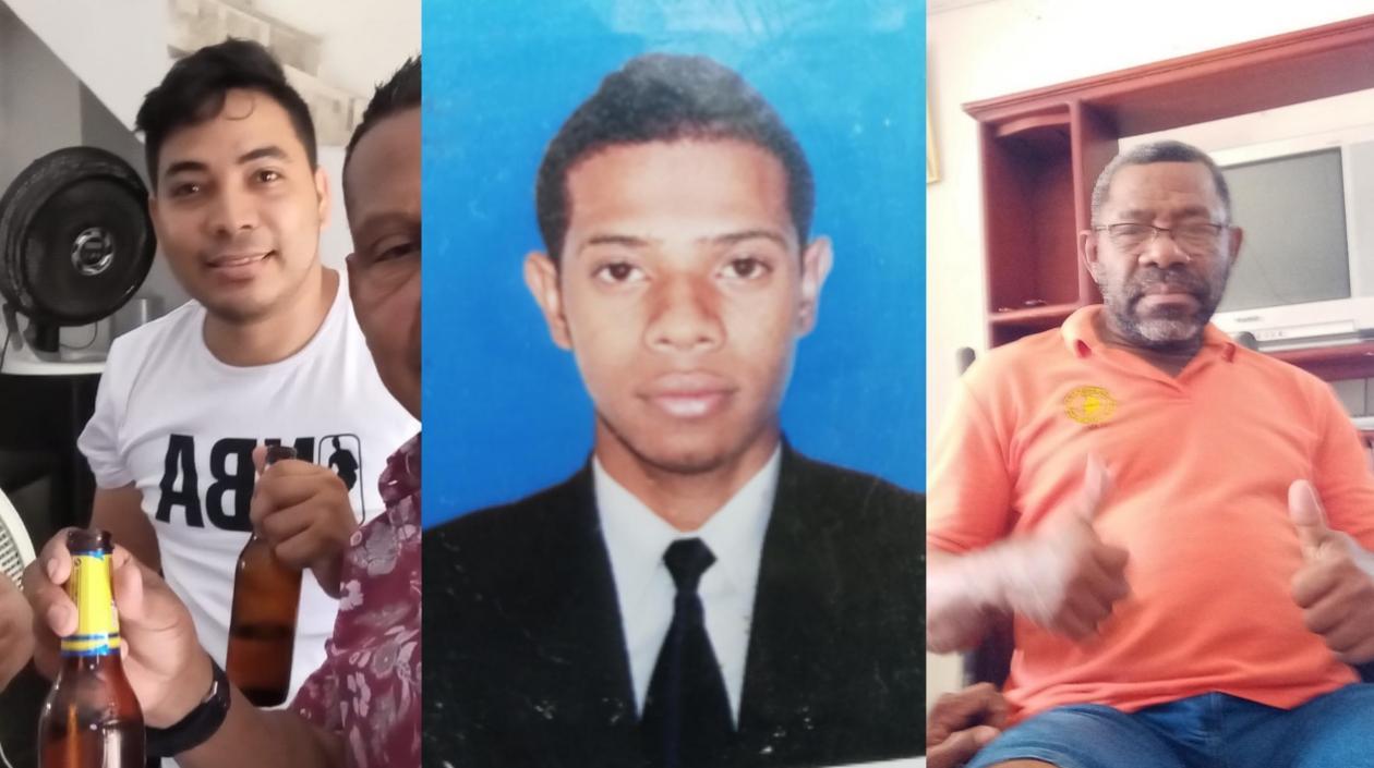 Jorddy Aldair Mendoza, Miguel Ángel Acosta y Óscar Orozco. 