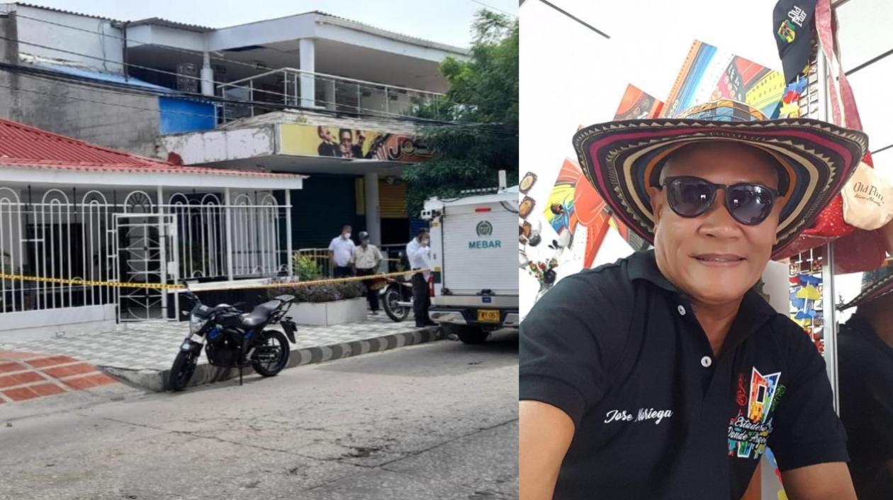 José Noriega fue asesinado al interior de su vivienda. 