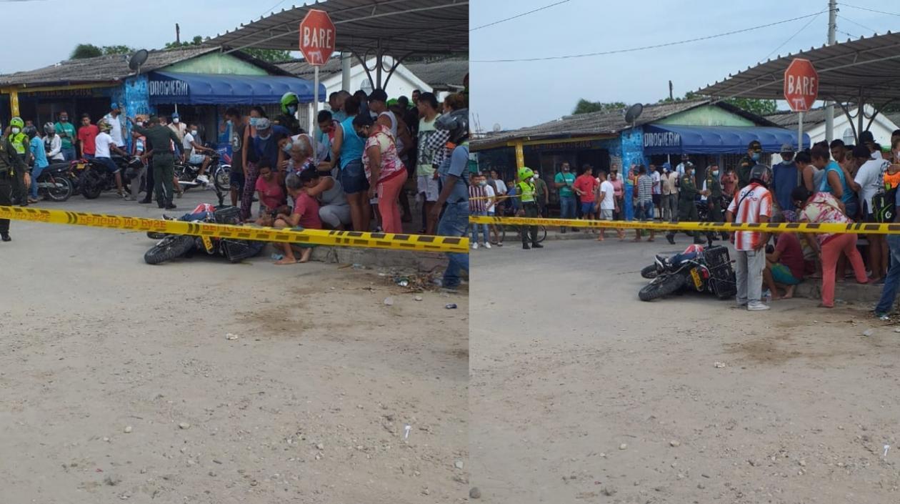 La víctima falleció en el mismo lugar de los hechos. 