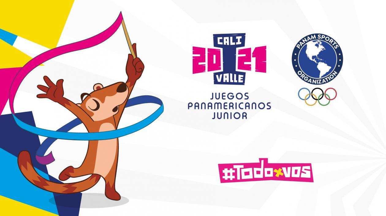 Logo de los Juegos Panamericanos Junior 2021.