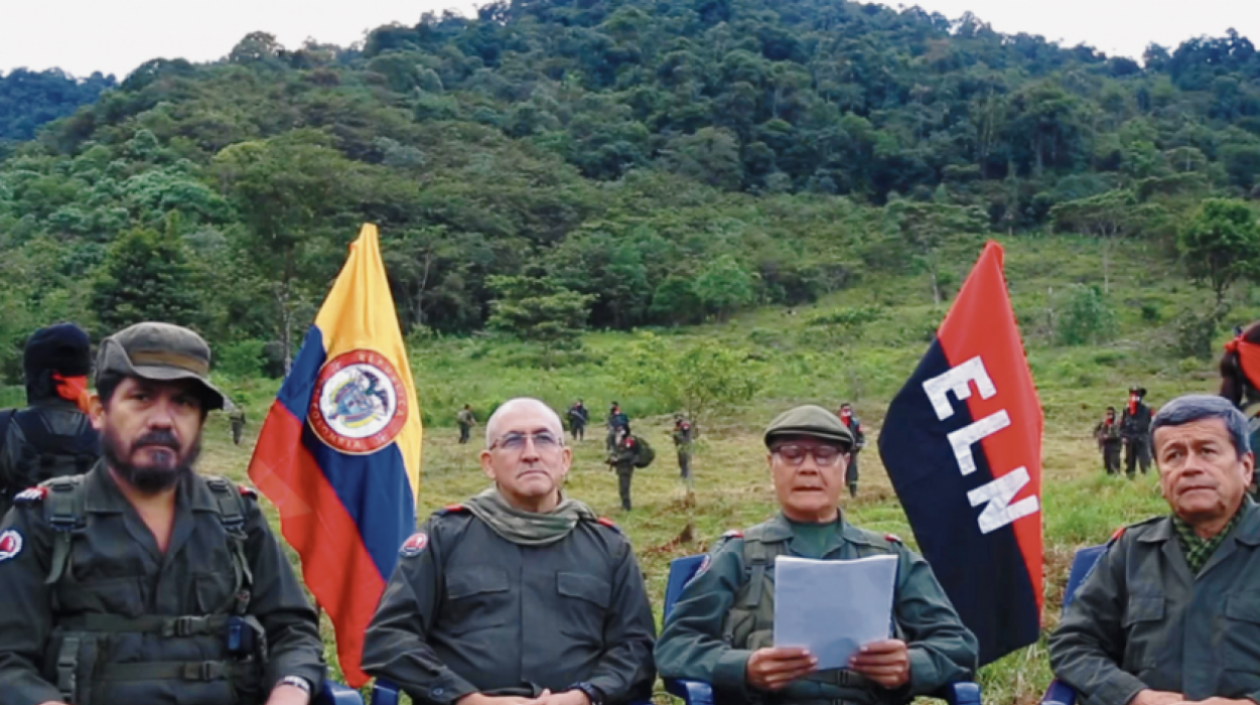 Cuatro de los miembros del COCE del ELN.