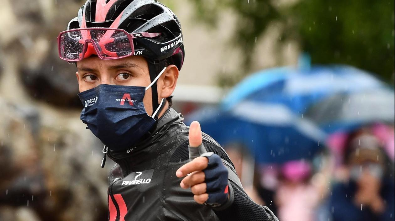 Egan Bernal, ciclista colombiano. 