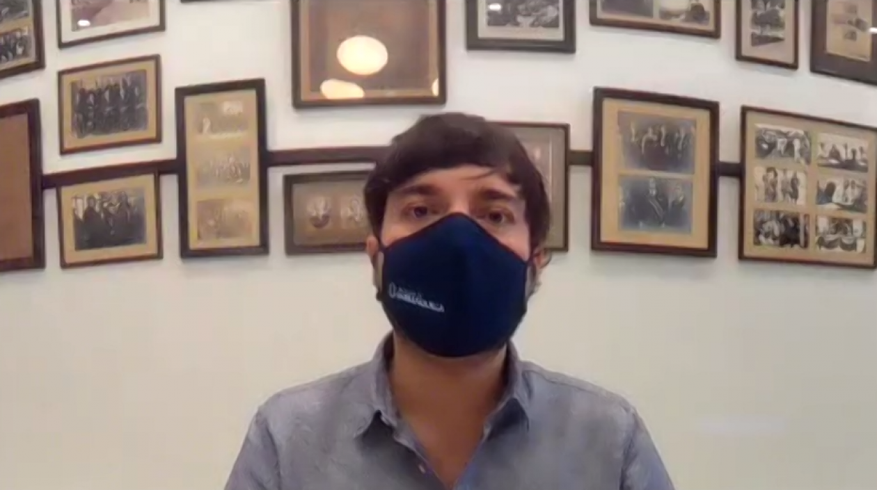 El Alcalde de Barranquilla, Jaime Pumarejo.