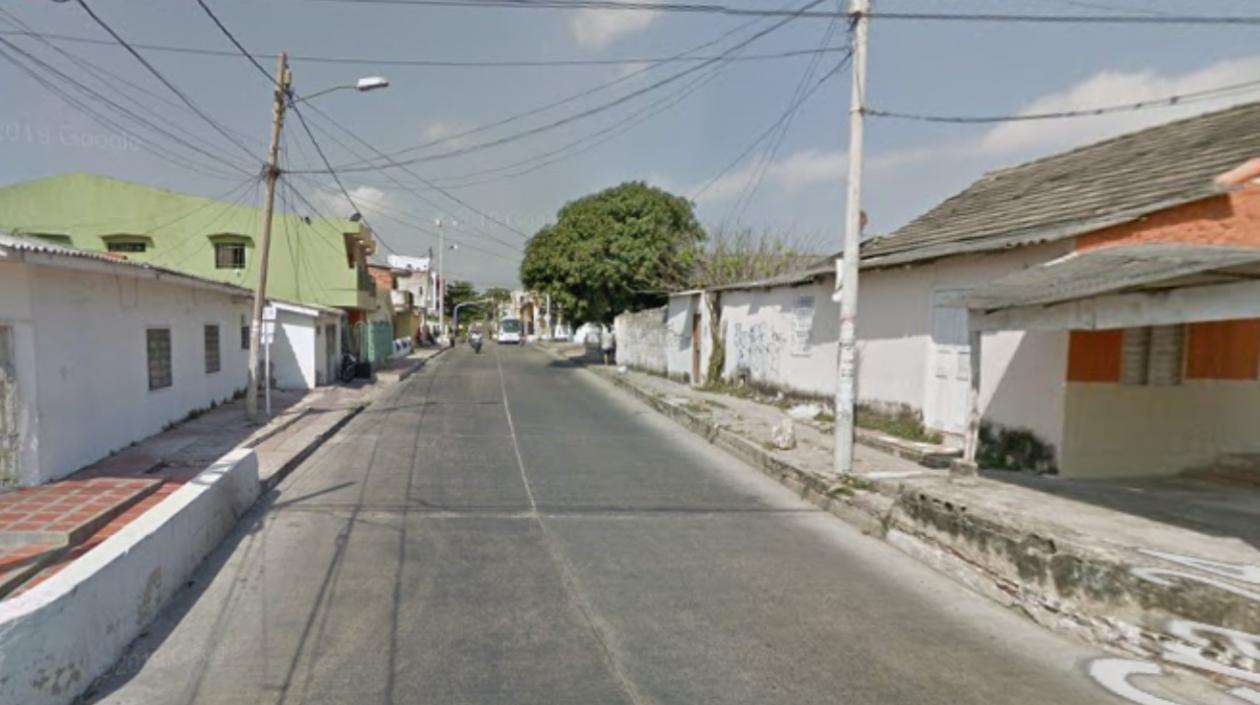 Carrera 24 con calle 48, barrio San Isidro, donde ocurrió el hecho. 