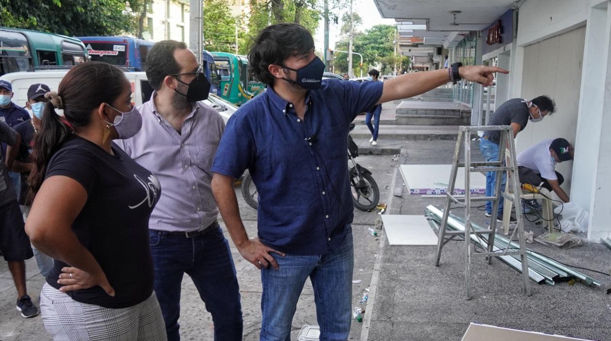 El Alcalde de Barranquilla, Jaime Pumarejo.