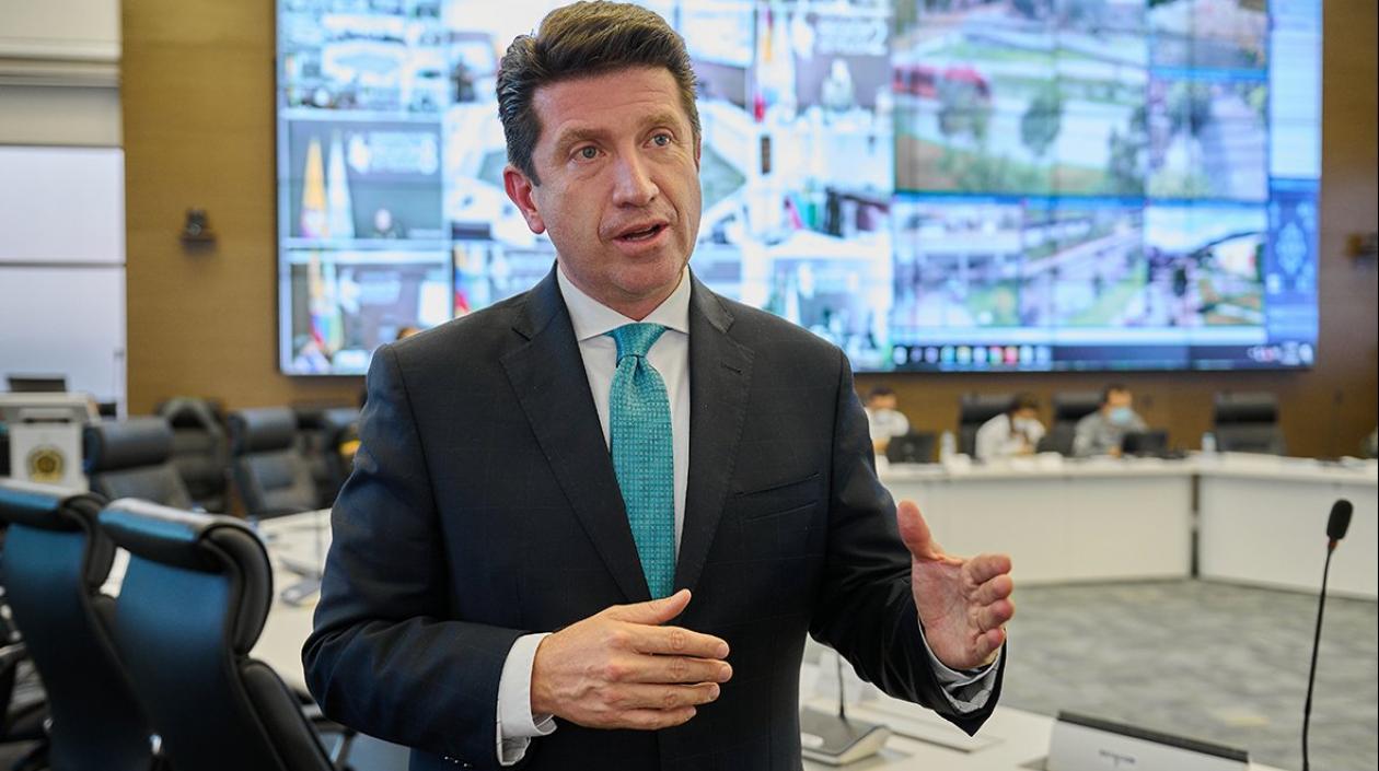 El Ministro de Defensa, Diego Molano.