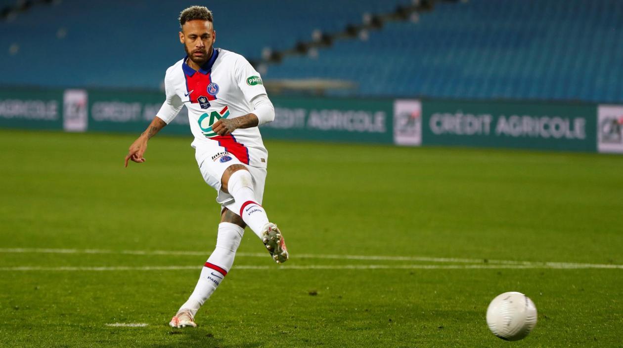 Neymar, delantero brasileño. 