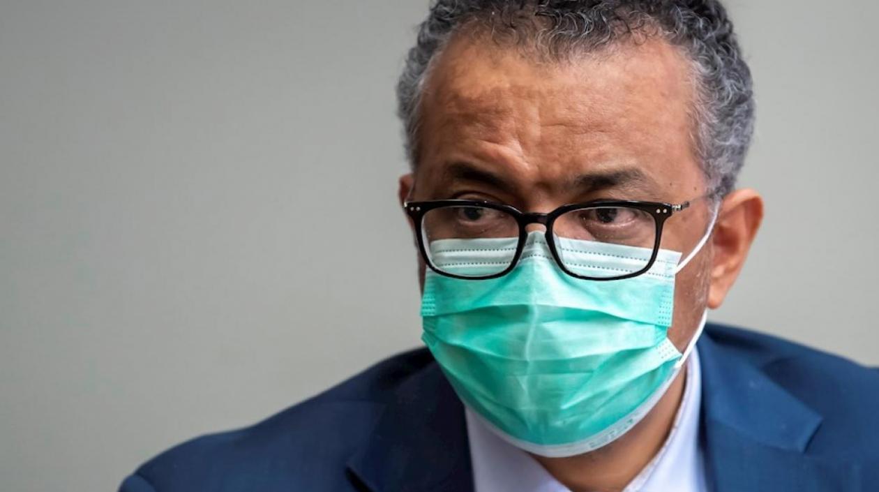 Director de la OMS, Tedros Adhanom Ghebreyesus.