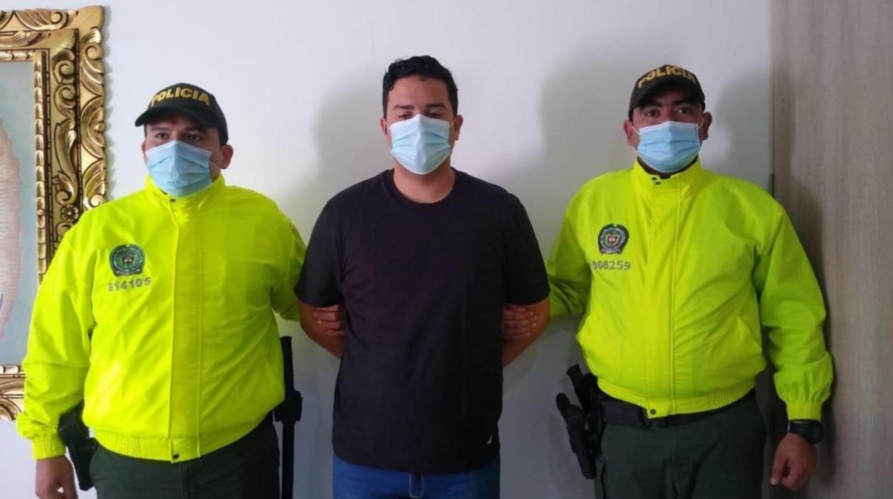 José Luis Alfonso Carrillo Solano, el día de la captura.