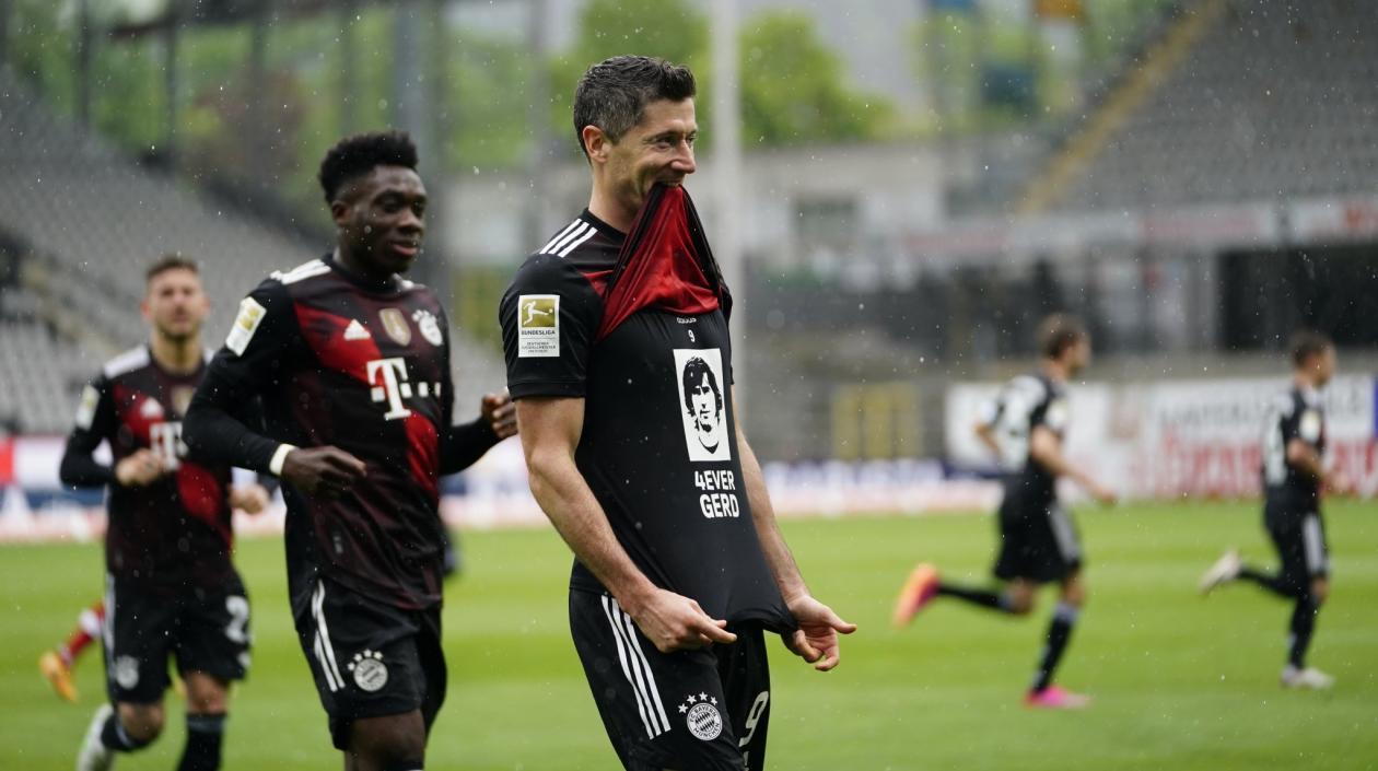 Robert Lewandowski, delantero estelar del Bayern.