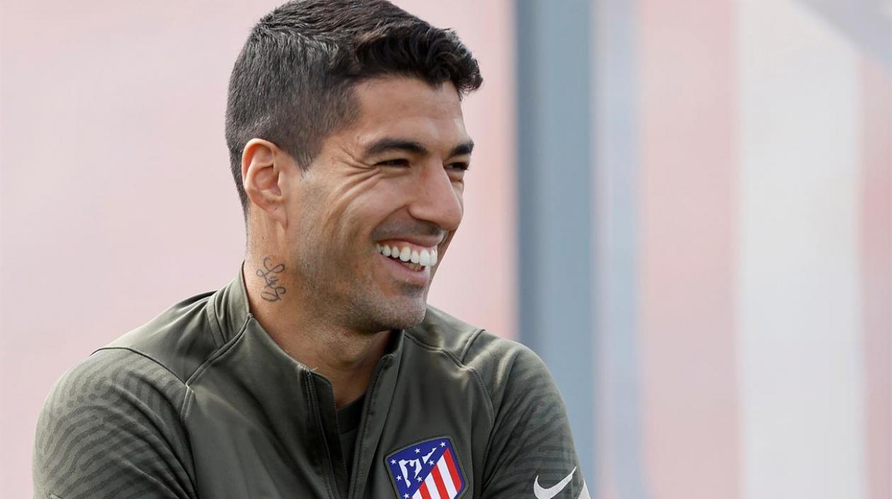 Luis Suárez, goleador uruguayo. 