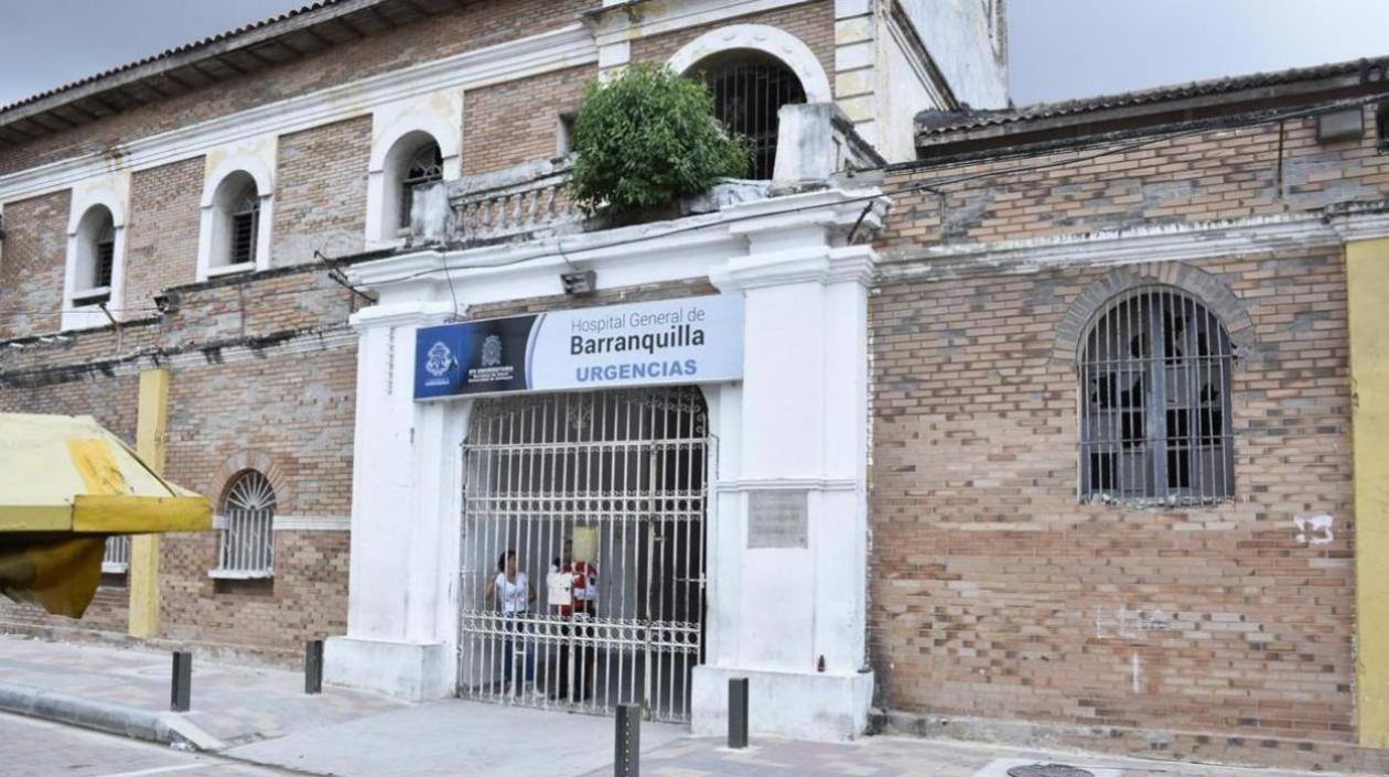 La víctima ingresó sin signos vitales al Hospital General de Barranquilla.