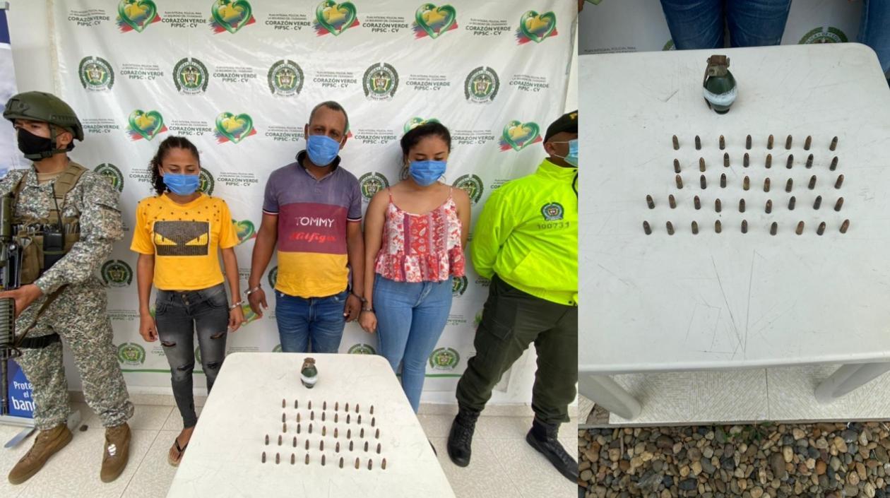 Los presuntos integrantes del grupo delincuencial quedaron a disposición de la Fiscalía. 