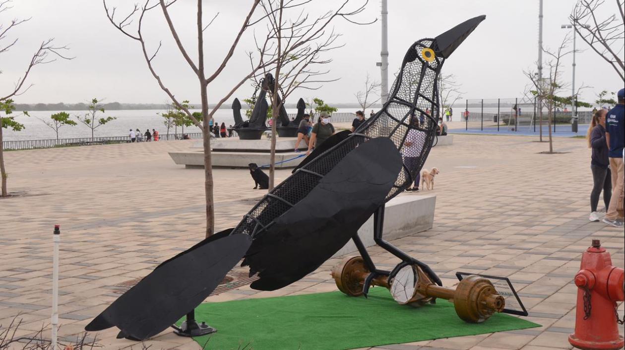 Caneca escultura en forma de maría mulata.