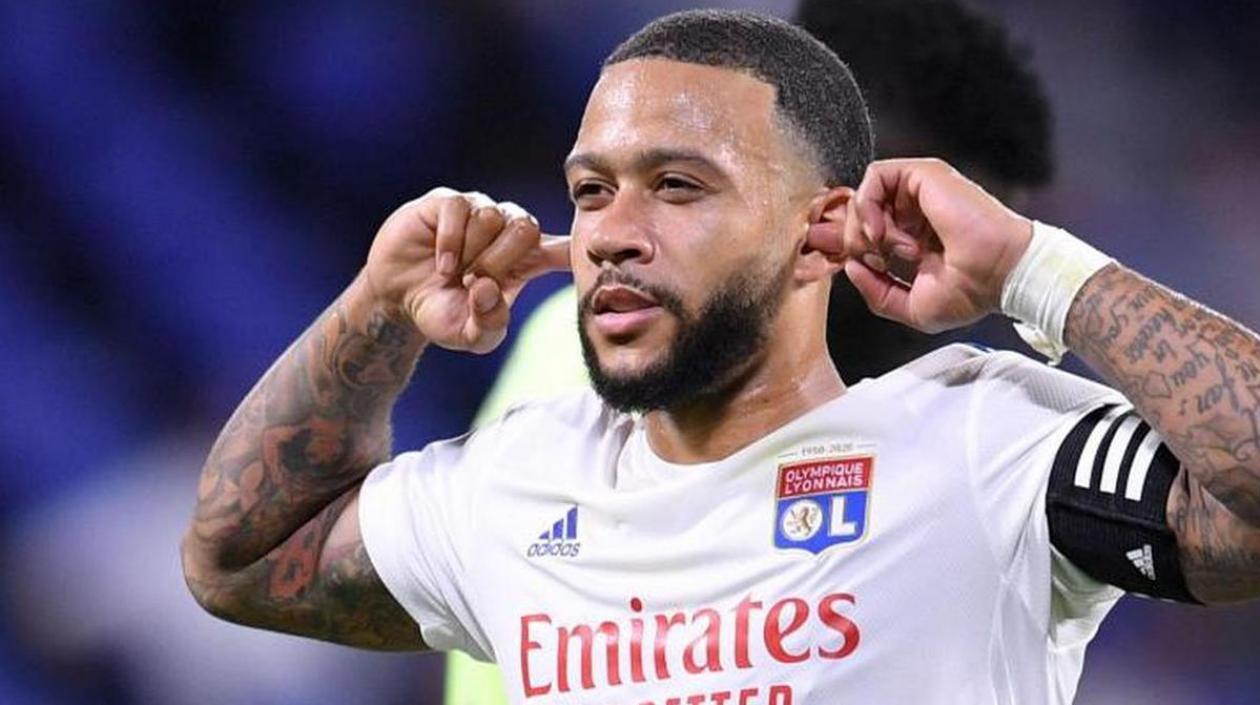 El delantero Memphis Depay.