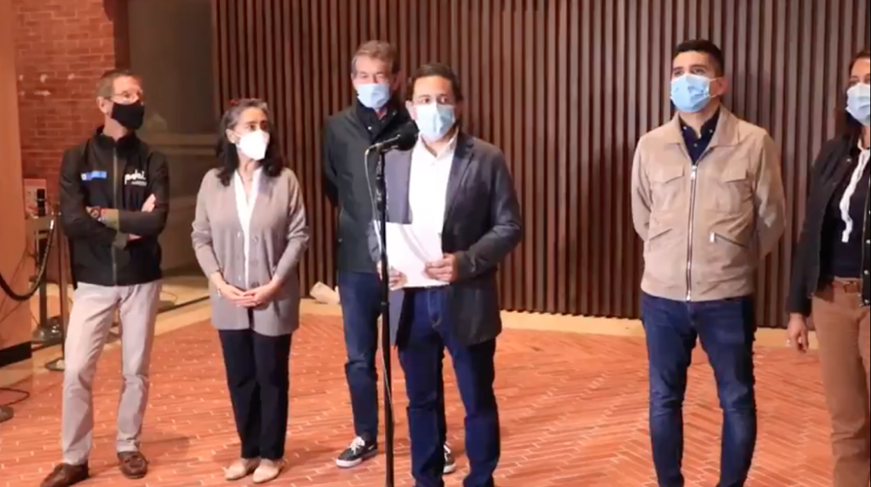 El equipo del Gobierno Nacional.