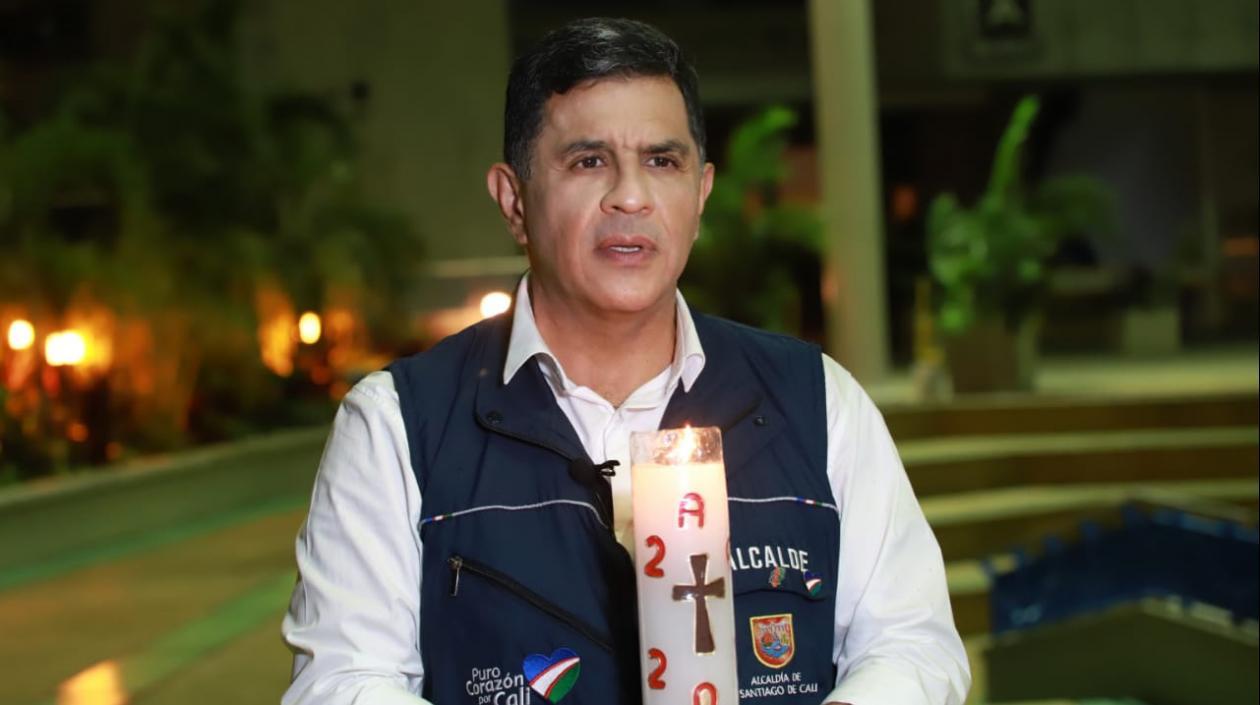 El Alcalde de Cali, Jorge Iván Ospina.