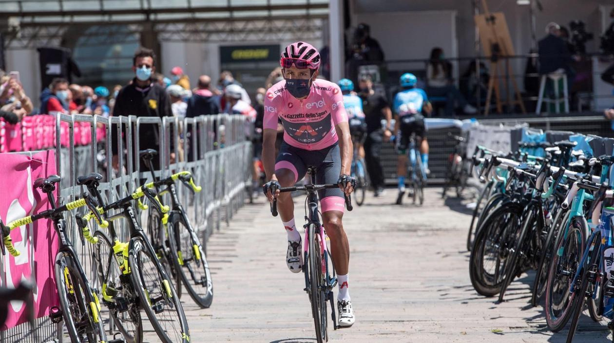 Egan Bernal, ciclista colombiano. 