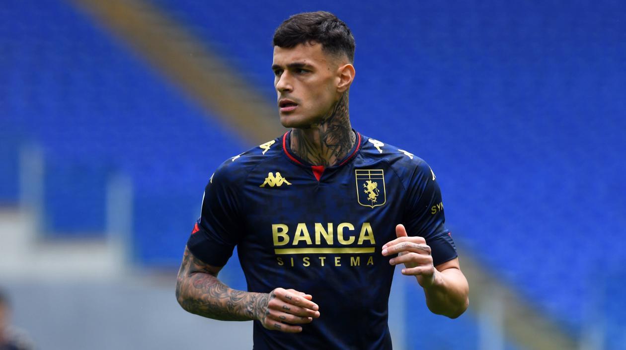 Gianluca Scamacca, excanterano del Roma.