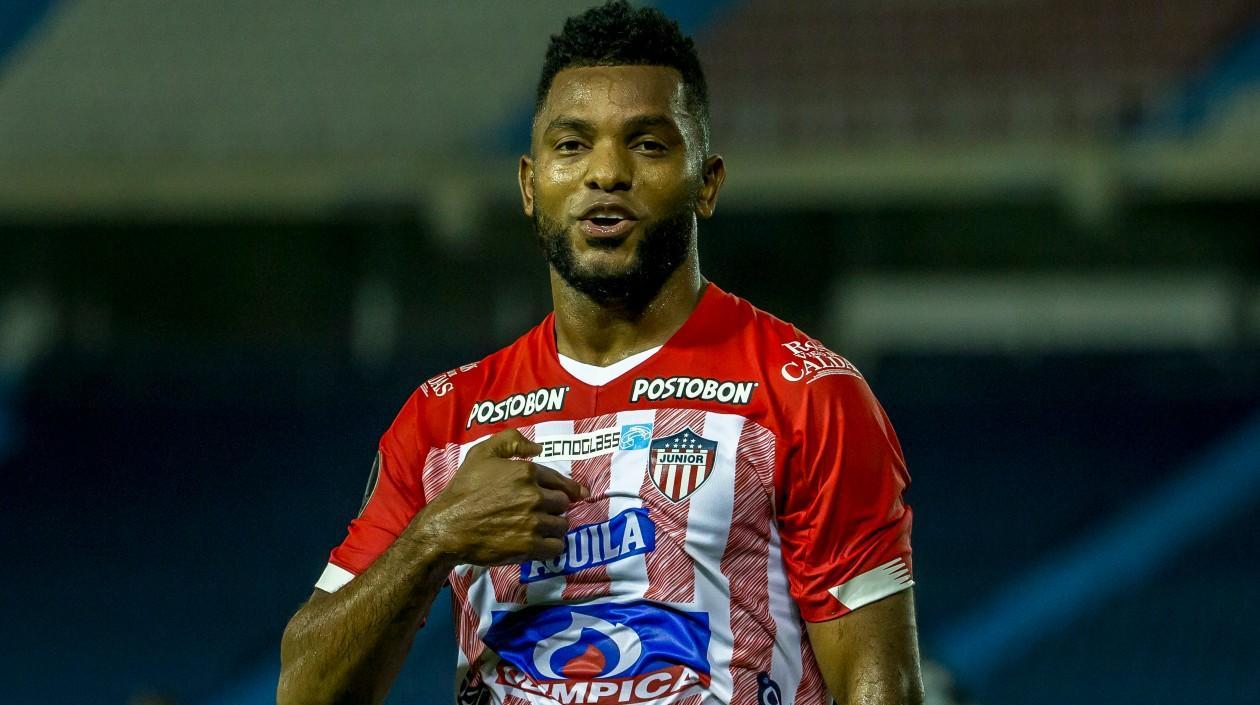 Miguel Àngel Borja, delantero de Junior. 