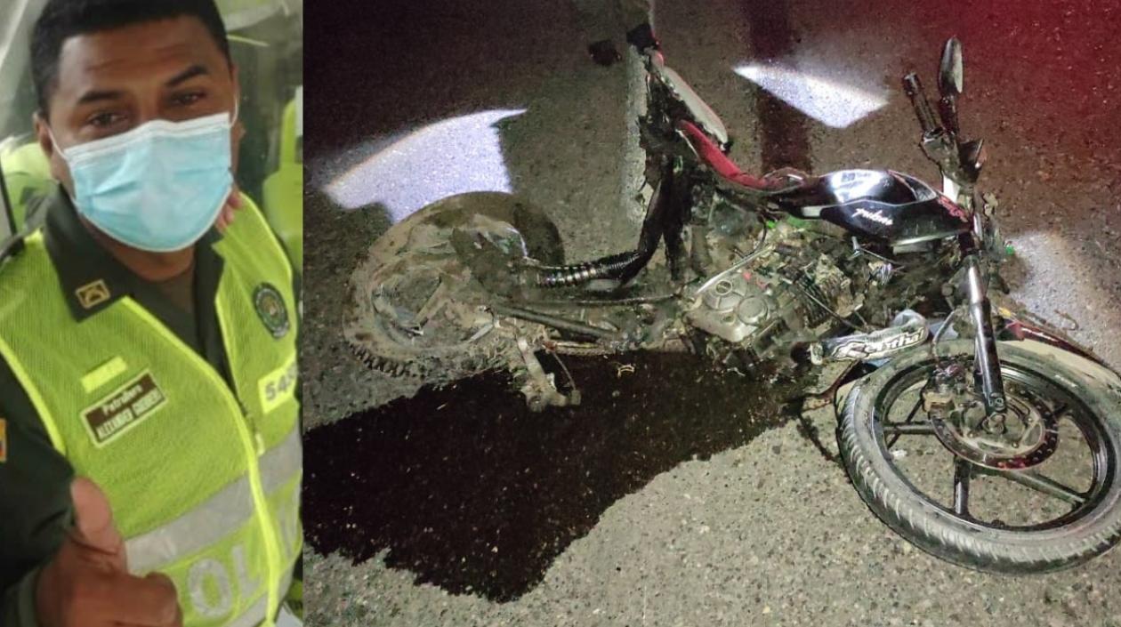 El patrullero Alexander Rafael Guerrero Ahumada.