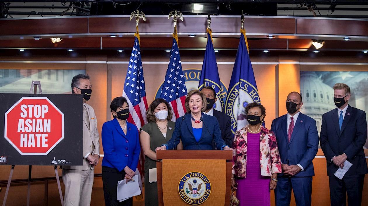 La presidenta de la Cámara de Representantes, Nancy Pelosi.