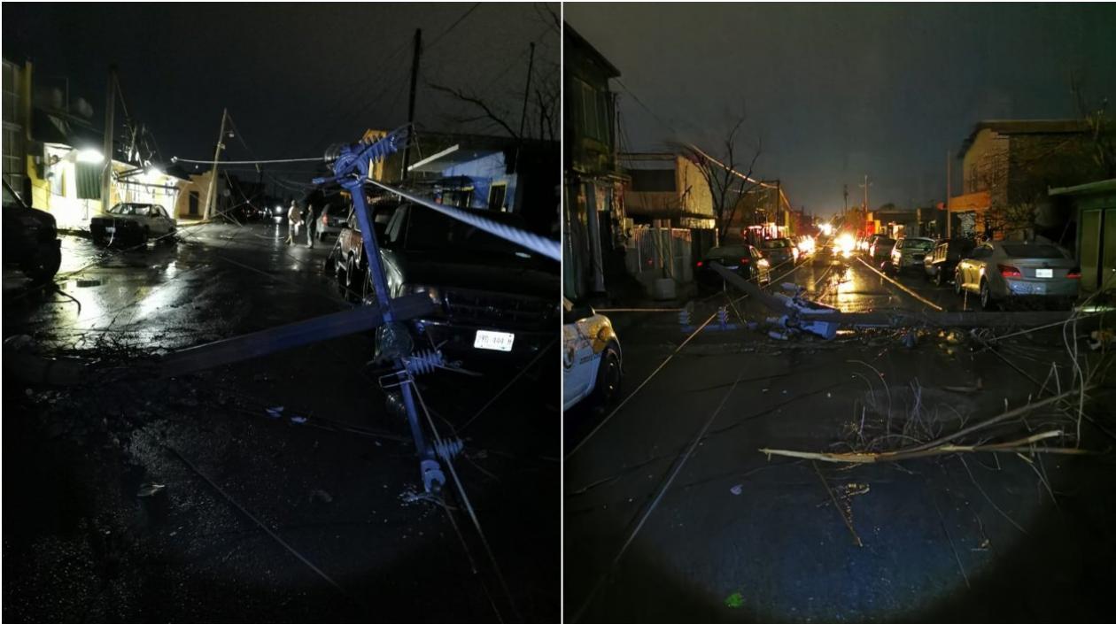 Así quedaron las calles de México, tras la tormenta. 