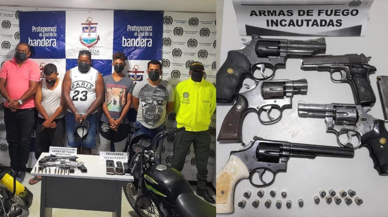 Las capturas fueron realizadas por la Policía, Ejército y la Armada Nacional. 